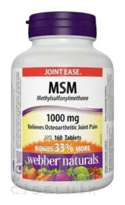 Webber Naturals MSM 1000 mg BONUS tbl 1x160 ks