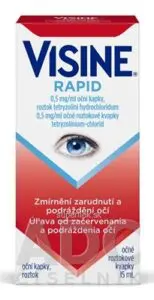 Visine Rapid 0,5 mg/ml int opo (fľ.LDPE) 1x15 ml