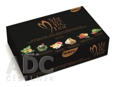 Biogena Majestic Tea MAXI 6 druhov čajov po 10 nálevových vrecúšok (inov. 2021) 60x2,5 g (150 g)