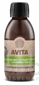 AVITA B9 KYSELINA LISTOVÁ LIPOSOMAL PLUS fosfolipidový komplex 1x200 ml