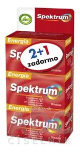 WALMARK Spektrum Energia tbl (2+1 zadarmo) 3x30 ks (90 ks) 1x1 set