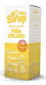 Doktor Sirup kalciový sirup s príchuťou PINA COLADA 1x200 ml