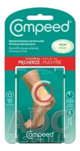 Compeed NÁPLASŤ na pľuzgiere na nohách stredná 1x5 ks