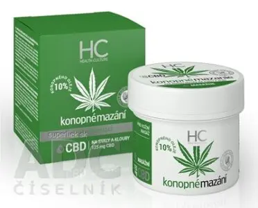 Health Culture Konopné mazanie 10% s CBD krém 1x125 ml