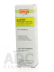 AJATIN PROFARMA TINKTÚRA sol der (fľ.skl.hnedá+mech.rozpraš.) 1x25 ml