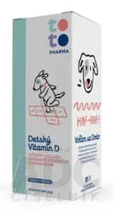 TOTO Detský Vitamín D kvapky s dávkovacou pumpičkou 1x20 ml