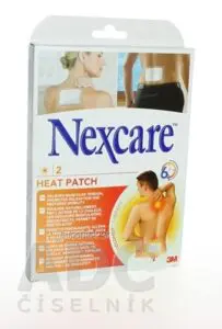 3M Nexcare HEAT PATCH, Náplasť hrejivá (SelP) 9,5x13 cm, 1x2 ks