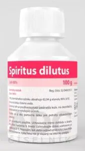 Spiritus dilutus sol der (fľ.HDPE) 1x100 g