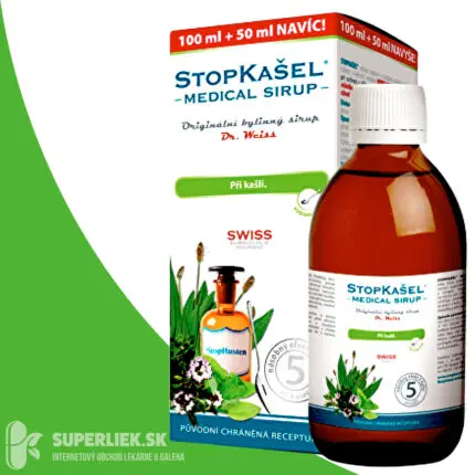 STOPKAŠEĽ Medical sirup Dr. Weiss (200 ml +100 ml navyše) 1x300 ml