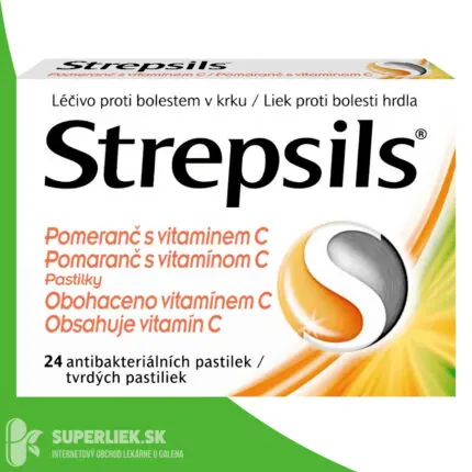 Strepsils Pomaranč s vitamínom C pas ord 1x24 ks