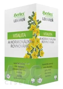HERBEX Lekáreň VITALITA a hormonálna rovnováha bylinná zmes, čaj 20x3 g (60 g)
