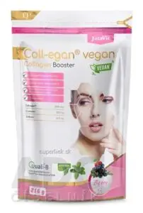 JutaVit Coll-egan Vegan Kolagén Booster prášok, príchuť berry 1x216 g