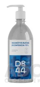 DR.44 OKAMŽITÁ RUČNÁ DEZINFEKCIA antibakteriálny gél (75% etanol) 1x500 ml