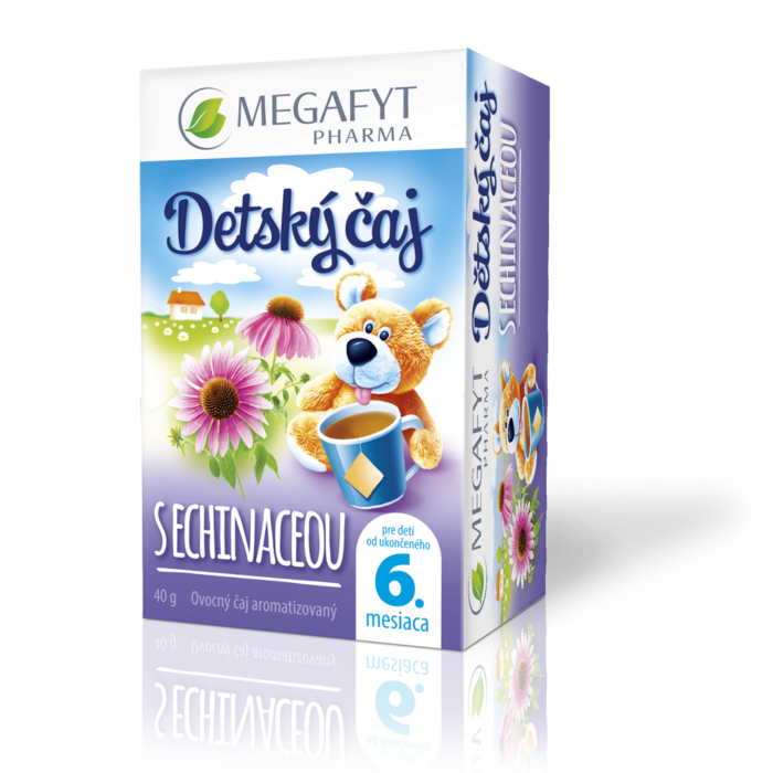 MEGAFYT Detský čaj S ECHINACEOU inov.2015, ovocno-bylinný čaj, 20x2 g (40 g)