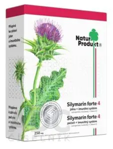 NaturProdukt Silymarin forte 4 tbl pečeň + imunitný systém 1x40 ks