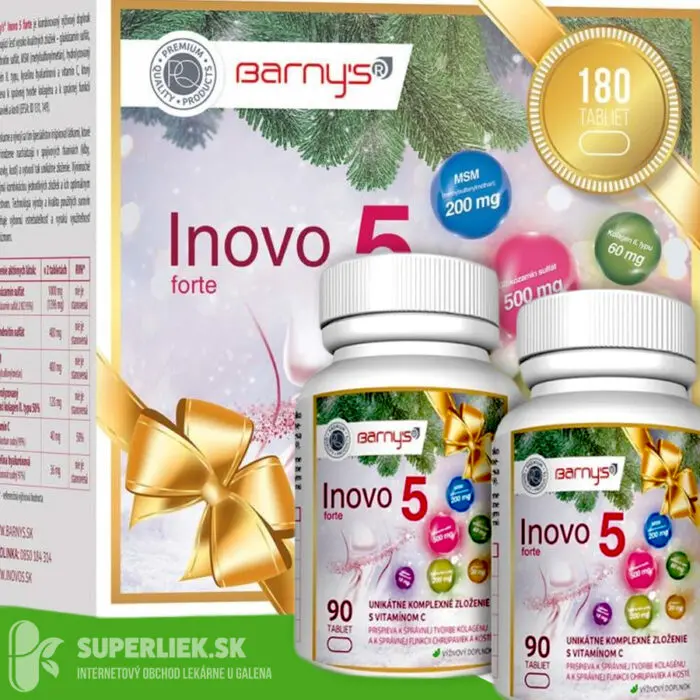 Barny's INOVO 5 forte tbl (Vianočné balenie) 2x90 (180 ks)