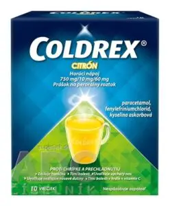 COLDREX HORÚCI NÁPOJ CITRÓN plo por 5 g (vre.papier/PE/Al/EMAA) 1x10 ks