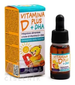 Pharmalife VITAMÍN D PLUS DHA kvapky 1x10 ml