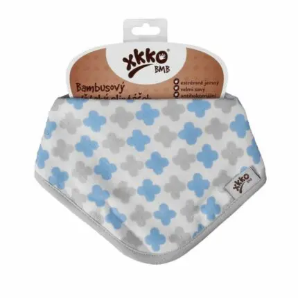 XKKO BMB Slintáčik/Šatka, Scandinavian Baby Blue Cross (1ks)