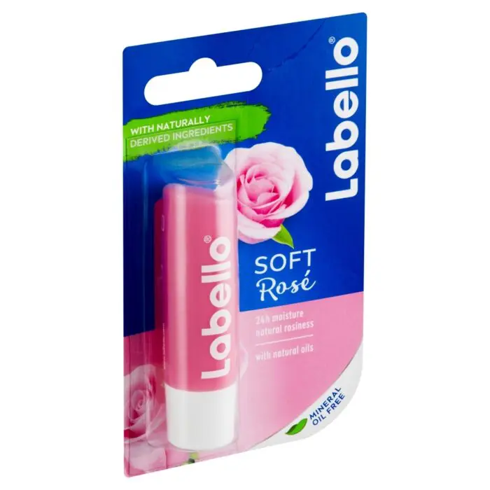 Labello Soft Rosé Ošetrujúci balzam na pery, 4,8 g