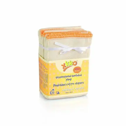 XKKO Classic Viacvrstvové plienky (4/8/4) NATURAL - Infant