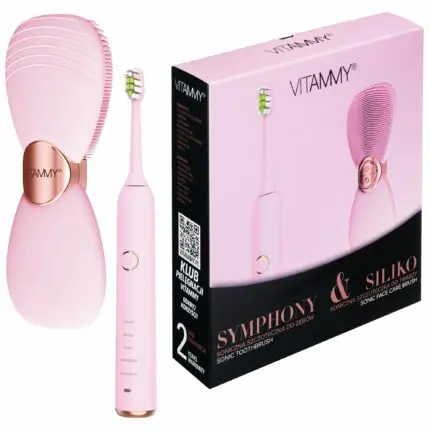VITAMMY SYMPHONY & SILIKO SET Sonická zubná kefka a kefka na tvár, darčeková sada