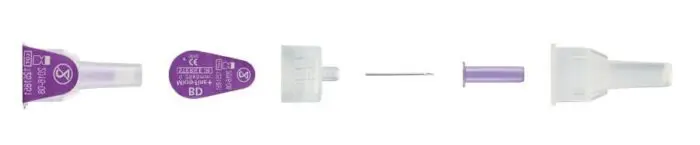 BD Micro-Fine PLUS Injekčné ihly - 0,25 x 5 mm 100 ks.