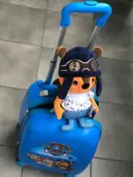 Nickelodeon Detský kufrík na kolieskach veľký, Paw Patrol, modrý, 3r+