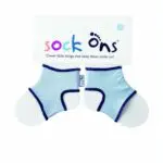 Sock Ons Návleky ne detské ponožky, Baby Blue - Veľkosť 0-6m