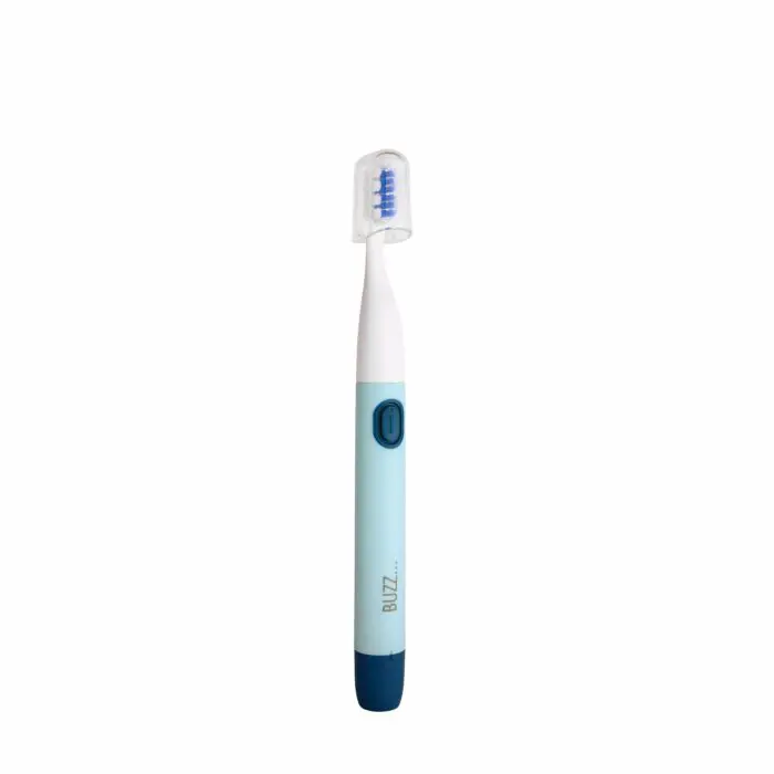 VITAMMY BUZZ Sonická zubná kefka s 28 000 mikropohybmi, 2 programy čistenia, modrá/navy