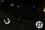Pogu Reflexné nálepky na kolesá kočíka, Líšky, set - 4ks