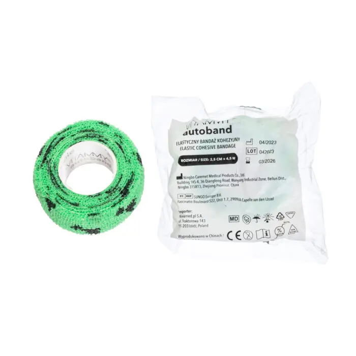 VITAMMY Autoband Samolepiaca bandáž s potlačou dinosaurov, zelená, 2,5cmx450cm