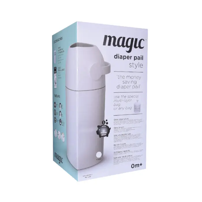 MAGIC Kôš na plienky - Plienkový systém, kapacita 25ks použitých plienok, ružový