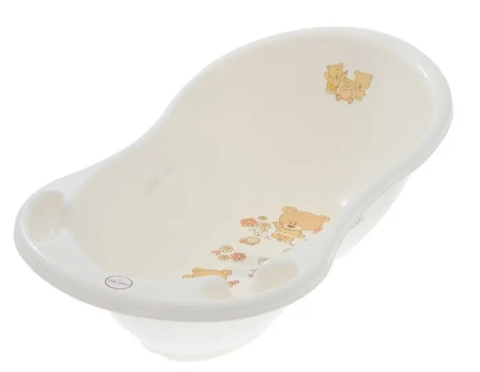 TEGA BABY Vanička malá Teddy 86cm biela perleť