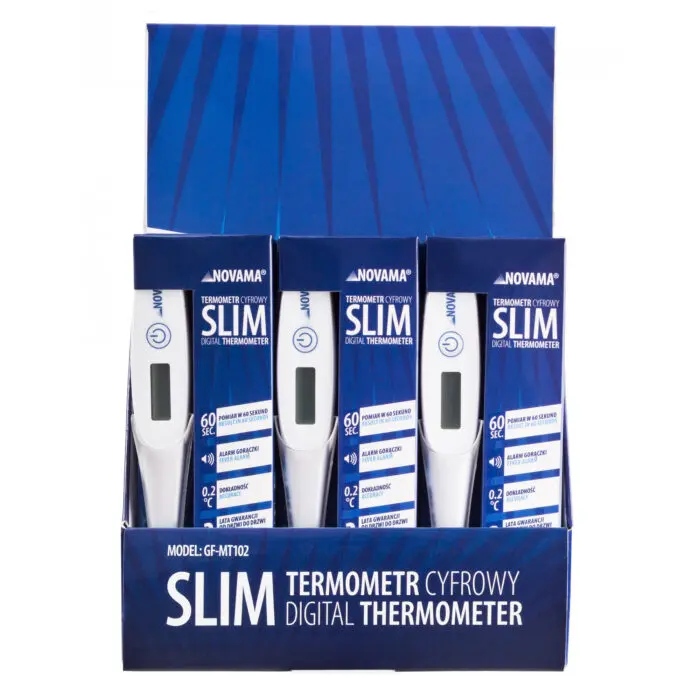 NOVAMA SLIM Digitálny teplomer novej generácie s alarmom horúčky
