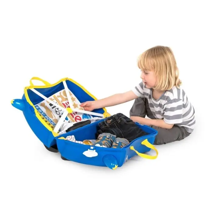 Trunki Kufor s kolieskami, Policajné auto Percy, od 3r+