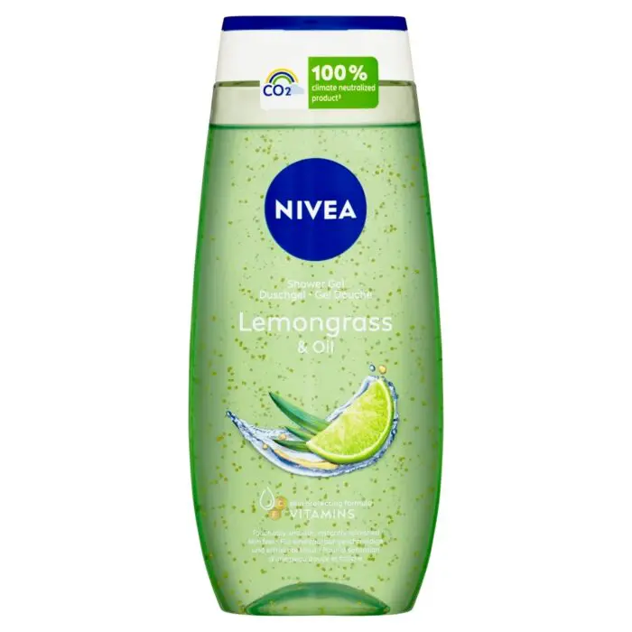 NIVEA Lemongrass & Oil Osviežujúci sprchovací gél, 250 ml
