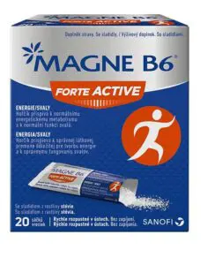 MAGNE B6 FORTE ACTIVE prášok vo vrecúškach (inov. 2024) 1x20 ks