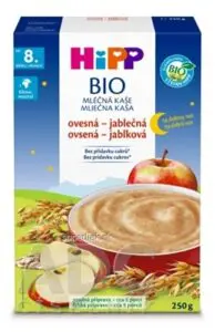 HiPP BIO MLIEČNA KAŠA Dobrú noc Ovseno-jablková (od 8. mesiaca) 1x250 g