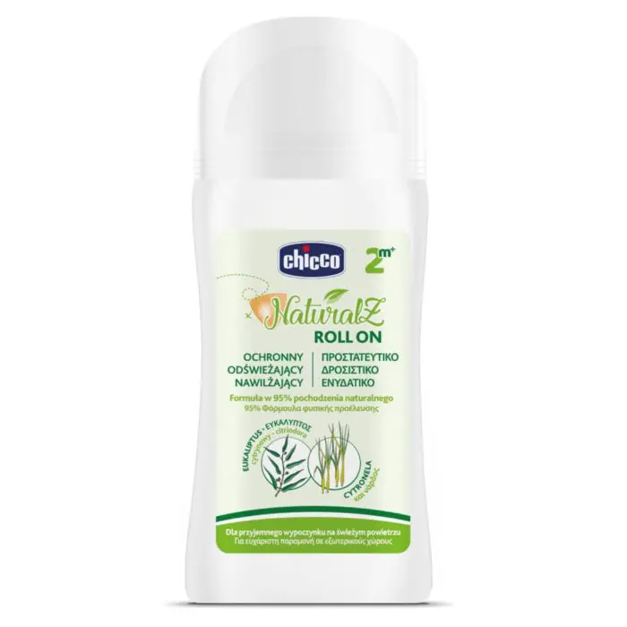 CHICCO NaturalZ Roll-on Ochranná roll-on gulička proti komárom, 60ml, od 2m+