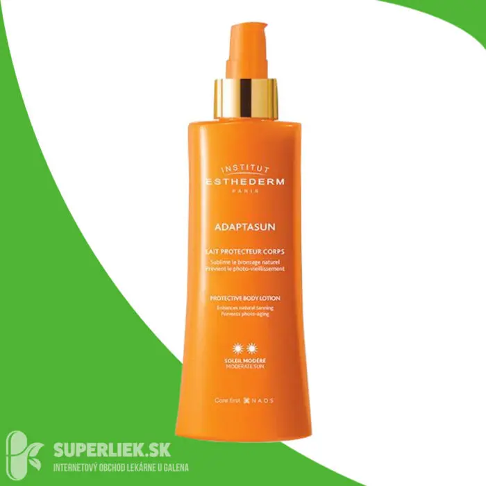 ESTHEDERM ADAPTASUN BODY MILK moderate sun telové mlieko normálna až vysoká slnečná intenzita 1x250 ml