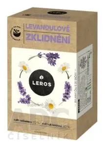 LEROS LEVANDUĽOVÉ UPOKOJENIE bylinný čaj, nálevové vrecká 20x1 g (20 g)