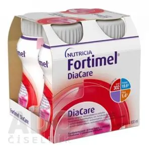 Fortimel DiaCare s jahodovou príchuťou 4x200 ml (800 ml)