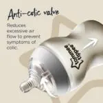 Tommee Tippee CTN Vari Flow Teats 0M+, Náhradné cumlíky nas dojčenskú fľašu 0m+, 2ks