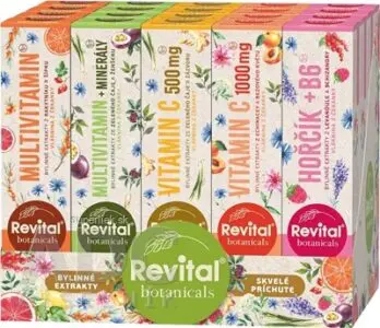 Revital Botanicals MIX BOX tbl eff s bylinnými extraktmi, mix 5 produktov (5x4x20 ks), 1x1 set