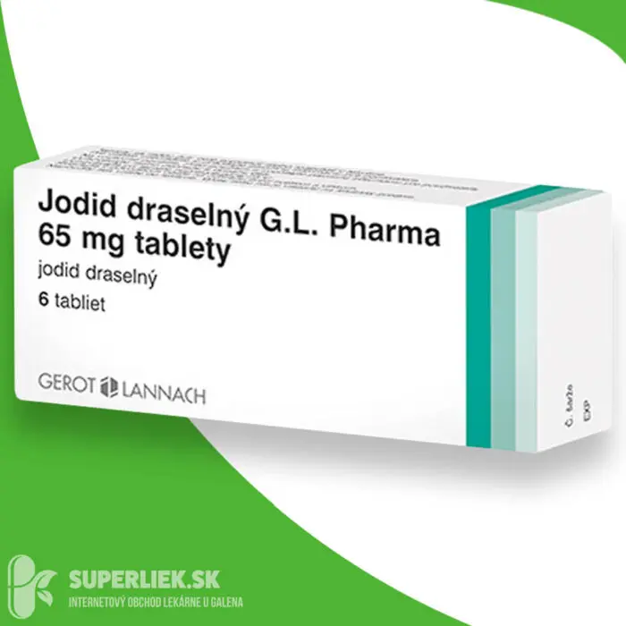 Jodid draselný G.L. Pharma 65 mg tbl (blis.PVC/PVDC/Al) 1x6 ks