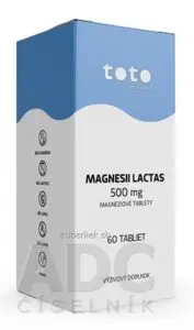 TOTO MAGNESII LACTAS 500 mg tbl 1x60 ks