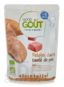 Good Gout BIO Sladké zemiaky s bravčovým mäsom príkrm (od ukonč. 6. mesiaca) 1x190 g