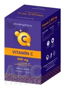 Slovakiapharm Vitamín C 500 mg so šípkami tbl s predĺženým účinkom 1x60 ks