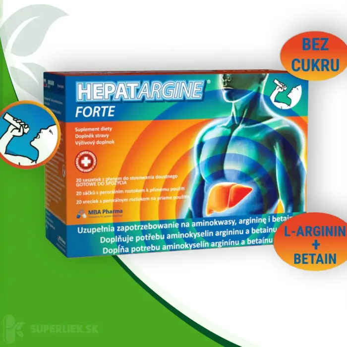 HEPATARGINE Forte vrecká s perorálnym roztokom 1x20 ks